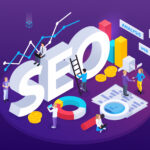 SEO Analysis Isometric Composition